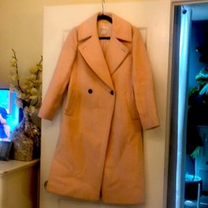 Club Monaco beautiful soft pink winter coat.